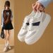 Little White Shoes Female And Female Students Leisure Sports Versatile Board Shoes Street Shooting_vogvips.com
