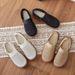 Women's Japanese Simple Bag Head Slippers Soft-soled Casual Shoes Half-mop Sandals Mother Shoes Women's Single Shoes_vogvips.com