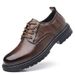 2025 New British Style Leather Martin Boots Men's Shoes Soft Sole Low Top Versatile_vogvips.com