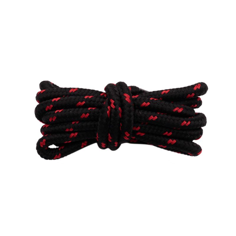 Kurokin Classic Two Tone Twill Double Twill Round Laces, 0.45cm, Suitable For Casual Shoes, Chunky Sneakers, Hiking Boots._vogvips.com