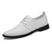 Slip-On Single Summer Round Toe Genuine Business Formal Leather Breathable Casual Men's Trendy Lazy Shoes_vogvips.com