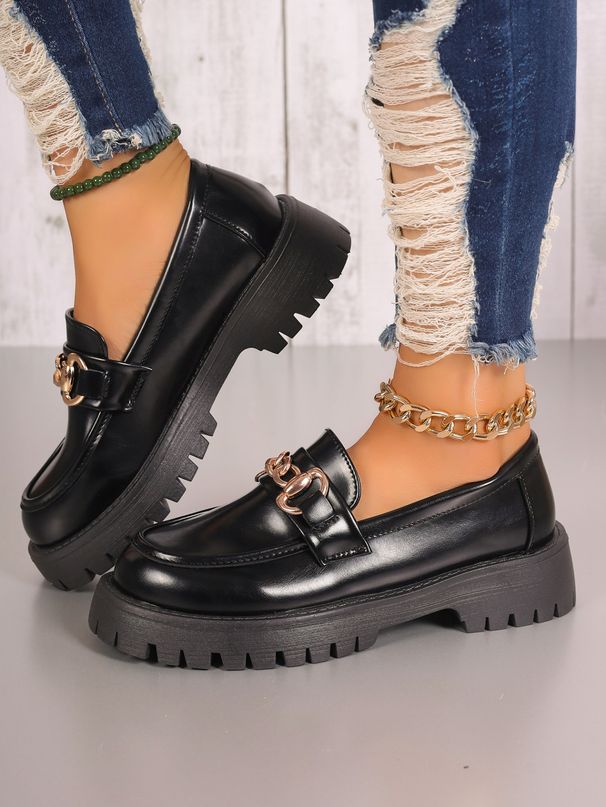 Small Leather Shoes Women's Korean Version Jk Low-top Women's Shoes Loafers Platform Single Shoes Women_vogvips.com