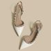 Women's 2025 Summer New Rivet French Lacquered Leather Sandals With One Belt Headband, Thick Heel, Shallow Mouth,_vogvips.com