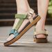 2026 Summer Men Lightweight Outdoor Breathable Anti-Slip Beach Shoes Soft Flat Bottom Walking Sandals With Exposed Toes_vogvips.com
