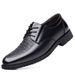 Extra-Large Men's Leather Shoes, Spring Men's Shoes, Business Formal Casual Breathable Shoes, Groom_vogvips.com