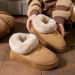2025 New Winter Women's Slippers With Heel, Warm Non-Slip, Indoor And Outdoor Use, Men's Cotton Shoes_vogvips.com