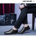 Men's Dress Leather Shoes Men's Head Tie Tie Pointed Casual Plaid_vogvips.com