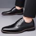 2024 New Carved Brogue British Genuine Leather Business Formal Men's Lace-up Derby Shoes Pointed Toe Large Size_vogvips.com