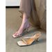 Chuyuji French-style High-heeled Shoes For Women, Thin Heels That Don't Tire The Feet, 2026 New Model, Square-toed,_vogvips.com
