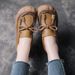 Genuine 2026 New Platform Loafers With Soles, Spring Autumn Vintage Versatile Leather Shoes For Wide And Thick Feet_vogvips.com