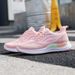 2026 New Women's Sports Flyknit Korean Version, Versatile, Lightweight, Durable Running Casual White Shoes, Breathable_vogvips.com