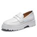 2025 New British Set Foot Sole With Thick Soles, Trendy And Versatile College Style Casual Small White Shoes For Women_vogvips.com