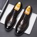 Euro Step First Layer Sheepskin New Business Casual British Style Light Fashion Versatile Brogue Carved Men's Leather Shoes_vogvips.com