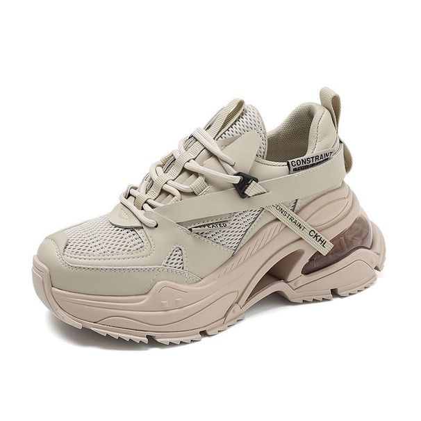 Dad's 2024 New Thick Air Cushioned Sole Versatile Comfortable Single Casual Sports Running Shoes Trendy Women's_vogvips.com