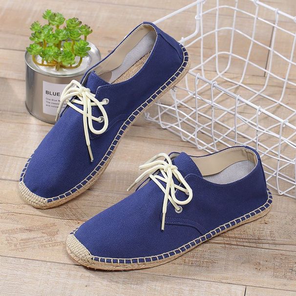 55% Repurchase Rate: Old Beijing Grass Woven Odor Proof Canvas, Men's Fisherman Breathable Lazy Versatile Linen Cloth_vogvips.com