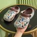 Kids EVA Clogs Cartoon Dinosaur Design Soft Sole Summer Sandals Outdoor Beach Slippers For Boys Soft Sole Lightweight Summer Sandals_vogvips.com