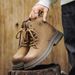 New Martin Boots Rhubarb Boots Pigskin Breathable Lace-up Versatile Tooling Boots Comfortable Mid-top Men's Shoes 9125_vogvips.com
