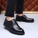 Top Layer Cowhide Business New Formal Genuine Leather Single Casual Thick Sole Large Toe Men's Shoes_vogvips.com