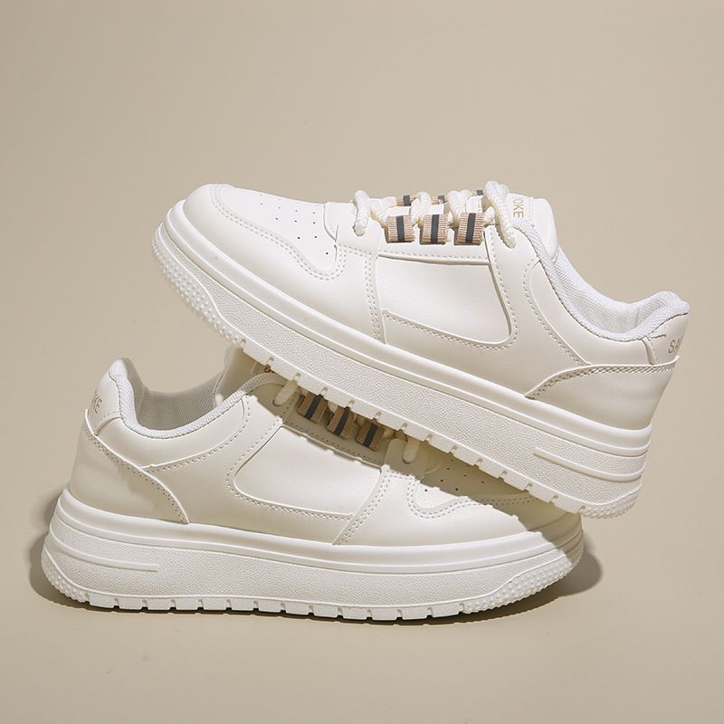 Little White Shoes Female Heightening Student Board Shoes Female Platform Street Casual Shoes_vogvips.com