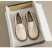 Platform Loafers Women's Fashion Women's Single Shoes British Style Low Heel Small Leather Shoes_vogvips.com