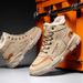 Men's Winter Thermal Snow Boots Waterproof Slip-Resistant Hiking Shoes With Fleece Lining For Outdoor & Daily Wear_vogvips.com