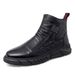 Leather British Casual High Top Cotton Shoes Martin Boots_vogvips.com