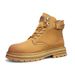 European Warm Series Plus Size Couple Martin High Top 2025 Unisex Shoes Men's Work Yellow Boots_vogvips.com