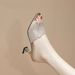 Summer Women's Shoes Thin Hollow Classic Open-Toe High Heel Mules Decorative Korean Style One-Strap Sandals_vogvips.com