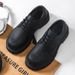 Large Size Black British Style Thick Sole Derby Men's Suit Shoes 2025 Spring_vogvips.com