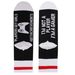 Alpha-printed socks Autumn winter men's thickened cotton mid-tube play socks_vogvips.com