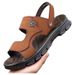 Men's Casual Slip-On Breathable Synthetic Leather Soft Bottom Anti-Slip Comfortable Dad Shoes Trendy Style PVC Material_vogvips.com