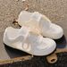 Breathable And Not Stuffy Feet Women's Shoes Mesh Shoes With Skirts Little White Shoes Ballet Training Shoes Flat Baseplate Shoes_vogvips.com
