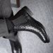 Men's Chelsea Boots With Elastic Ankle & Woven Texture - Slip-Resistant PU Leather Casual Boots For Autumn (Black/Burgundy)_vogvips.com
