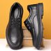 New Men's Formal Casual Breathable Korean Style Groom Wedding Comfortable Low-top Business Leather Shoes_vogvips.com