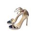 08 Women's Sandals Silver Gorgeous One-Strap 2026 New Summer French Fashion Versatile Black Stiletto High Heels_vogvips.com
