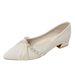 Huilia Hot-Selling Chunky Heel Single For Women New French Style Mid-Heel Low-Heel Shallow Mouth Pointed Toe Shoes W86-1_vogvips.com