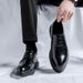 Euro Step 2025 Spring New Breathable Business Formal Korean Version British Trend Brogue Carved Leather Shoes 29985-R_vogvips.com