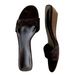 Women's Sheepskin Wedge Heel Sandals Simple Elegant Wood Grain High Heeled Sandals for Outdoor Wear Summer 2025_vogvips.com