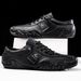 New 2024 Fashion Handmade Leather Casual Men Shoes Design Fall Sneakers Man Loafers Breathable Soft Flat Shoes Driving Shoes_vogvips.com