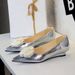 Women's Shoes Pointed Toe Wedge Heel Versatile Low Cut Fashion Bow Beaded Flower Low Heel Elegant Single Shoes For Women_vogvips.com