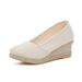 2025 Slope Spring And Autumn New Style Shallow Mouth High Heel Pointed Grass Weaving Single Women's Linen Shoes_vogvips.com