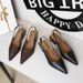 2850 European And American Simple High-End Women's Thick Heel Shallow Mouth Pointed Toe Slimming Foot Shaping Backless_vogvips.com