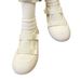 Big Head White Shoes Women's Mary Jane Women's Shoes Single Shoes Platform Heightening Velcro Sandals_vogvips.com