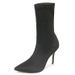 Winter For Elegant Ladies, Internet Celebrity Style, Stiletto Pointed Toe Elastic Slim Stylish Mid-calf Boots, Women's_vogvips.com
