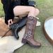 Chunky Heel Brown Over-the-Knee Riding For Women Summer 2025 New Western Cowboy British Style High Tube Long Boots_vogvips.com