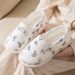 Maternity Postpartum Shoes For Women, Summer Thin Printed Breathable Soft Sole Non-Slip Closed Heel Postpartum Slippers For Spring And Autumn_vogvips.com