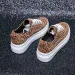 Flat Bottomed Round Toe Low Shallow Cut Leopard Print Panel Are Comfortable Breathable Fashionable Simple Casual Shoes_vogvips.com
