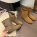 2026 British Style Retro Round Toe Chunky Heel Short For Women Autumn New Fashion Versatile Stylish Lightweight Martin_vogvips.com