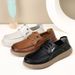 European Warm Series Top Layer Cowhide Single 2025 Autumn New Thick Sole Commuter Versatile Small Leather Men's Comfortable Flat Shoes_vogvips.com