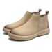 European Warm Series Autumn Winter New Boots With Fleece Lining, Warm, Size 48, Fashionable Trendy Shoes, Non-Slip Slip-On High-Top_vogvips.com